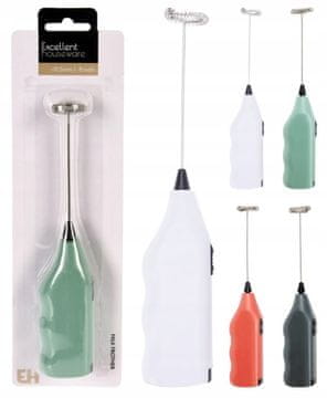 shumee Ročni penilnik mleka iz nerjavečega jekla na baterije