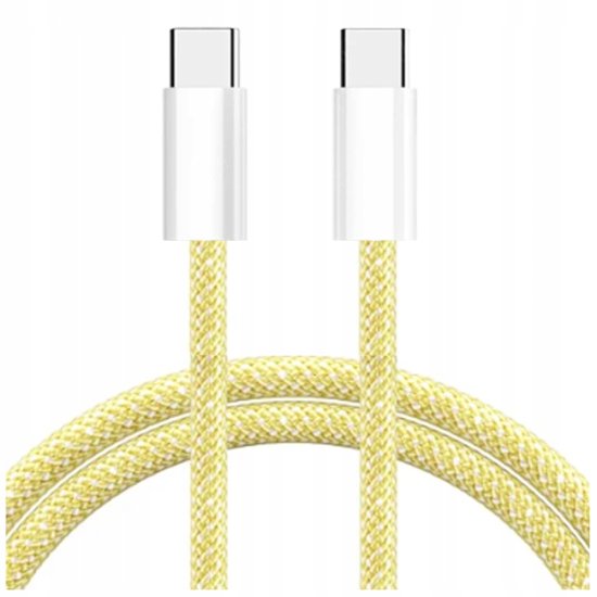 CO2 CO2 POLNILEC USB-C KABEL ZA HITRO POLNJENJE USB TIPA C ZA IPHONE 15 16 1M RUMENA