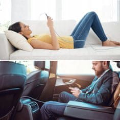CO2 CO2 POLNILEC USB-C KABEL ZA HITRO POLNJENJE USB TIPA C ZA IPHONE 15 16 1M BELA