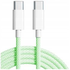 CO2 CO2 POLNILEC USB-C KABEL ZA HITRO POLNJENJE USB TIPA C ZA IPHONE 15 16 1M ZELEN