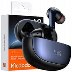 Mcdodo MCDODO BREZŽIČNE SLUŠALKE BLUETOOTH V UŠESIH V5.3 Z MIKROFONOM V PRIMERU ANC