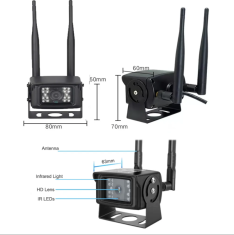 Secutek 4G IP kamera za avto - 5MP, nočni vid