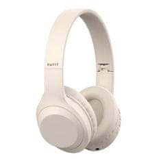 Havit H628BT brezžične slušalke, bež