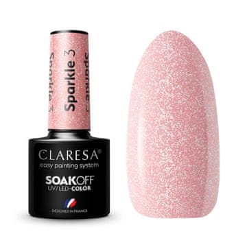Claresa Sparkle 3 hibridni lak za nohte 5 g
