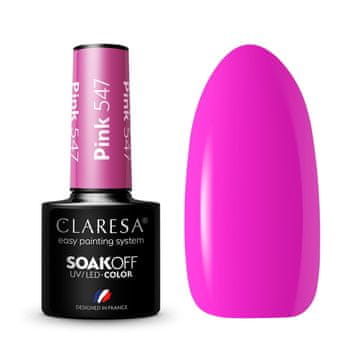 Claresa Claresa hibridni lak za nohte Pink 547 5g