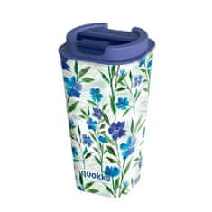 QUOKKA Vaso Cafe termalna skodelica 450 ml, ditsy bloom