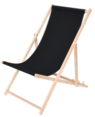 eoshop Leseni ležalnik Bahama BLACK