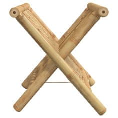Vidaxl Stojalo za revije 42x30,5x34,5 cm bambus
