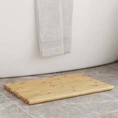 Vidaxl Kopalniška podloga 2 kosa 50x35 cm bambus