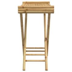 Vidaxl Zložljiva miza s pladnjem 70,5x42,5x80 cm bambus