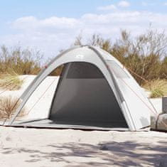 Vidaxl vidaXL Šotor za na plažo, siv, vodoodporen
