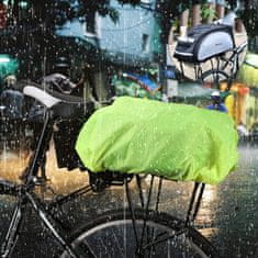 WOZINSKY Univerzalni dežni pokrov z elastičnim trakom za kolesarsko torbo nahrbtnik zelena