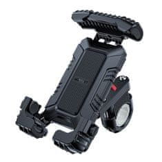 AceFast Nosilec telefona za kolo motorno kolo skuter 4,5 - 6,7'' črn
