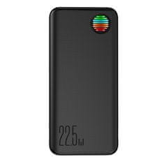 Joyroom Powerbank z 22,5W svetilko z zmogljivostjo 10000 mAh in vgrajenima kabloma USB-C in Lightning črna