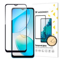 WOZINSKY 9H kaljeno steklo za celoten zaslon Infinix Hot 12i z okvirjem Case Friendly črno