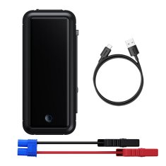 BASEUS Zaganjalnik za zagon motorja 3000A 12V Powerbank USB-C / EC8 / DC - siva