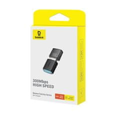 BASEUS Zunanja USB WiFi kartica 2,4 GHz 300 Mb/s, črna