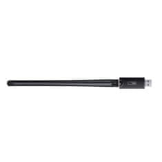BASEUS Zunanja USB WiFi kartica 2,4 GHz 150 Mb/s z anteno 6 dBi, črna