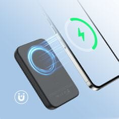 Joyroom Mini Power Bank 10000 mAh magnetna s polnilnikom QC PD USB-C črna