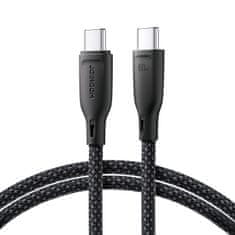 Joyroom Kabel USB-C 60 W za hiter prenos Multi-Color Series 1 m črn
