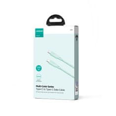 Joyroom Kabel USB-C 60 W za hiter prenos podatkov, Multi-Color Series, 1 m, zelen