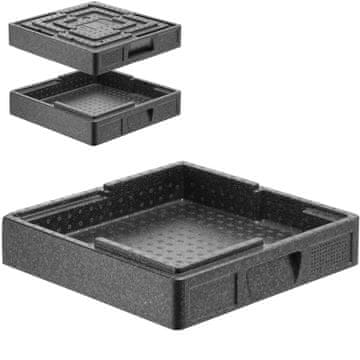 Hendi SALTO termo posoda za prevoz hrane, notranja 35x35x4,5 cm 5 l
