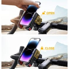 Joyroom Nosilec telefona na krmilu za snemanje kolesa motornega kolesa skuter voziček
