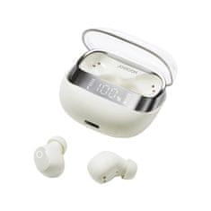 Joyroom Brezžične slušalke Bluetooth serije Jdots JR-DB2 bele barve