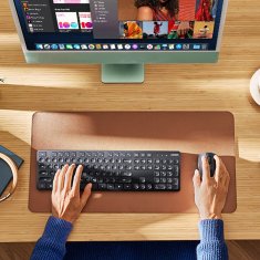 Ugreen NumLock 2,4GHz brezžična računalniška tipkovnica črna