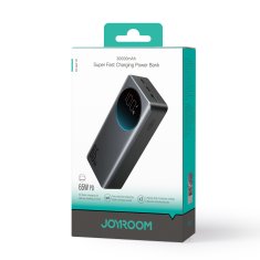 Joyroom Digitalni powerbank 30000mAH 65W 3A USB-C črn