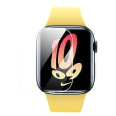 shumee 2x NanoCrystal zaščitna folija za Apple Watch 7/8/9 45 mm + montažni set, prozorna