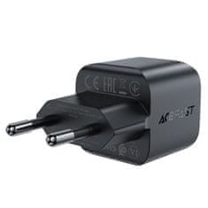 AceFast Mini omrežni polnilnik GaN PD 30 W USB-C črn