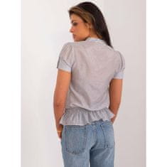 Factoryprice Ženska bluza z volančki Poletna srajca Siva AT-KS-S10279.68_407927 L