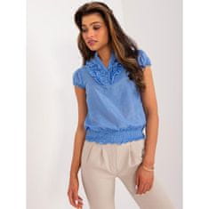 Factoryprice Ženska bluza z nogavicami Modra poletna ženska bluza AT-KS-S10281.39_407910 XL