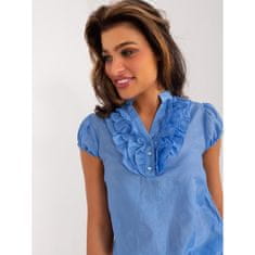 Factoryprice Ženska bluza z nogavicami Modra poletna ženska bluza AT-KS-S10281.39_407910 XL