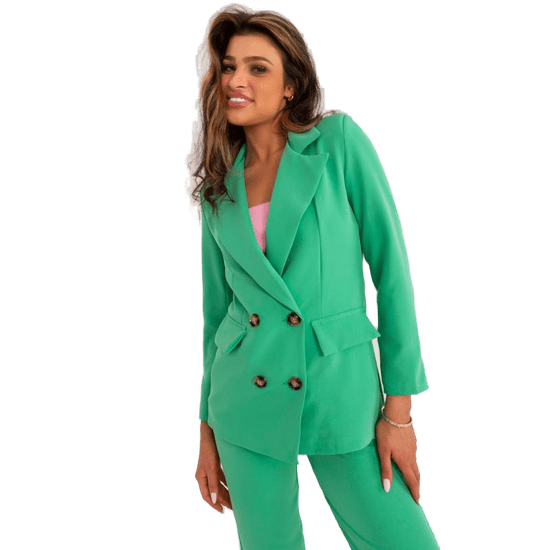 ITALY MODA Ženski komplet s hlačami zelene barve DHJ-KMPL-17131-1.31_407854