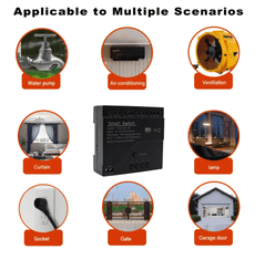 Secutek 4-kanalni inteligentni modul WIFI, AC 85-250V, Tuya
