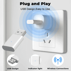 Secutek Ojačevalnik signala, USB, Zigbee za pametne domove