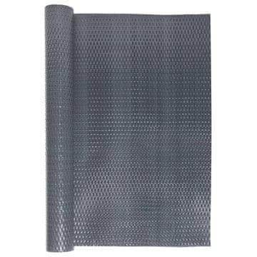 Vidaxl Balkonsko platno antracitno 1000x90 cm poli ratan