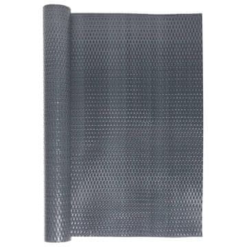 Vidaxl Balkonsko platno antracitno 1000x80 cm poli ratan