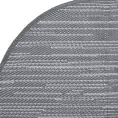 Vidaxl Zunanja preproga ARAKIL siva Ø200 cm PP
