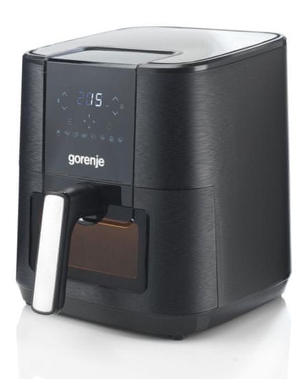 Gorenje AF1350DWB cvrtnik na vroč zrak, 5,4 l, črn