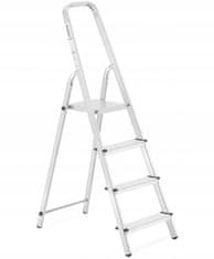shumee Aluminijasta 4-stopenjska raztegljiva lestev 120 kg