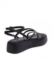 Orsay Črni ženski sandali s platformo 40