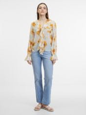 Orsay Bela ženska cvetlična bluza 34