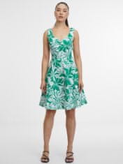 Orsay Zelena ženska obleka z vzorcem 34