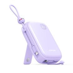 shumee Cutie Series 22,5 W 20000 mAh Powerbank s stojalom USB-A USB-C iPhone vijolična