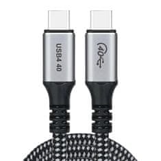 Choetech Kabel USB-C 240W 8K 60Hz 1,2 m črn