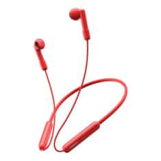 Joyroom Športne brezžične slušalke Bluetooth 5.3 NeckBand rdeče barve