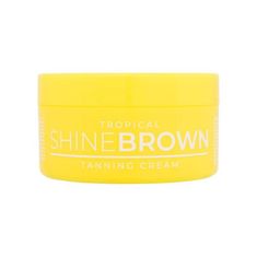 Byrokko Shine Brown Tropical Tanning Cream krema za telo za hitrejšo porjavitev 190 ml